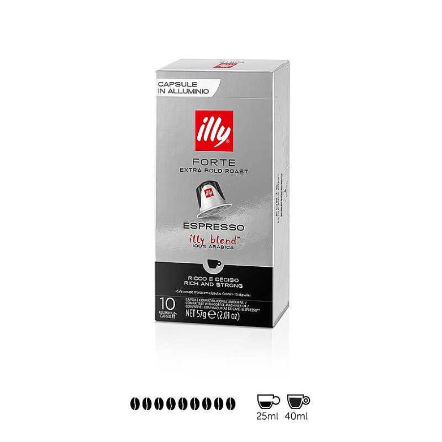 Koffie|Gourmet illy | Set van 5 Illy*-compatibele koffiecapsules