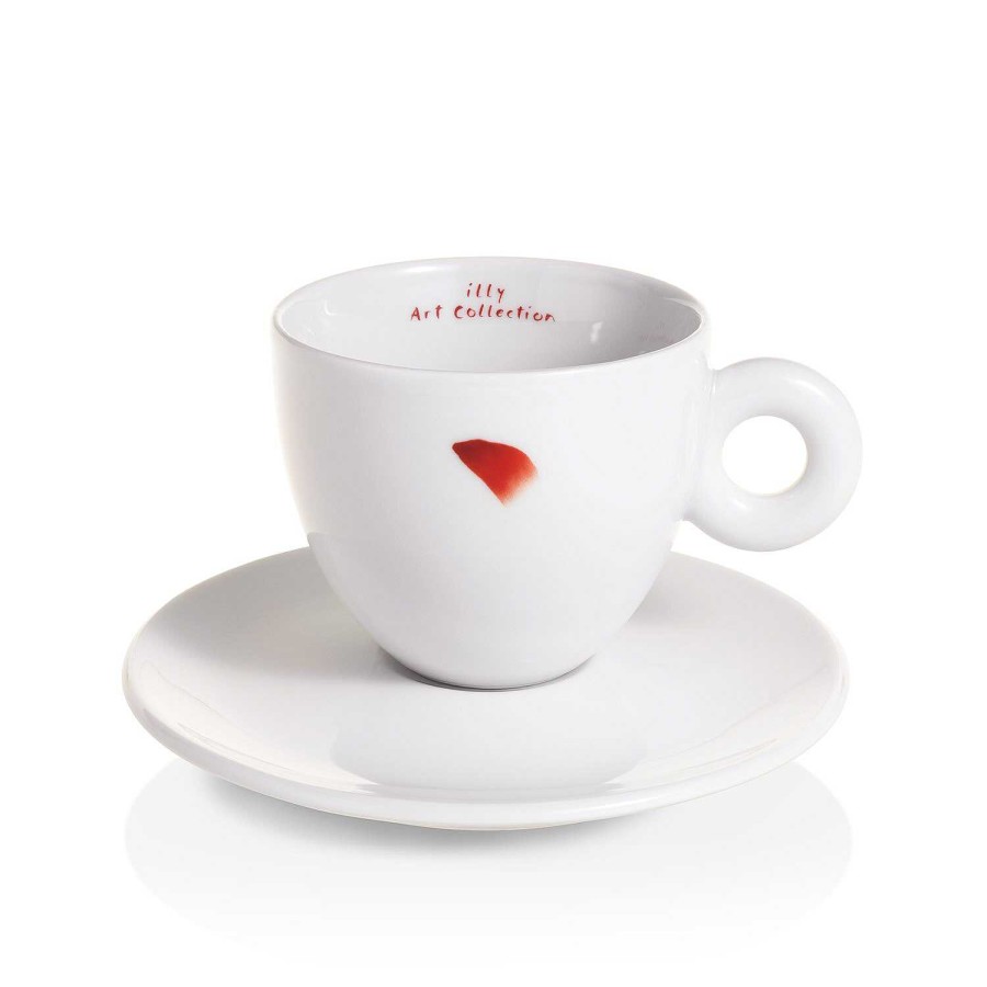 illy Art Collection illy | Set van 2 cappuccinokopjes - Illy Art Collection Lee Ufan