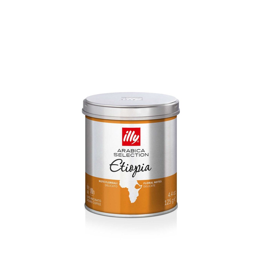 Koffie illy | Gemalen koffie Moka Arabica Selectie Ethiopië