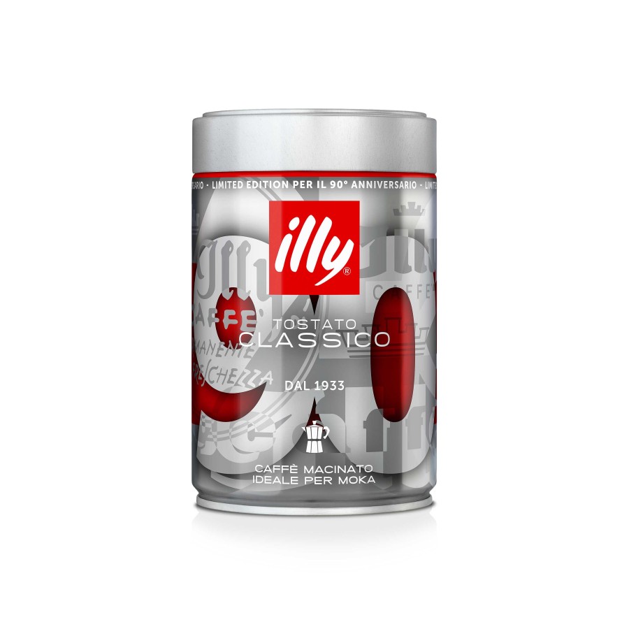 Koffie illy | 90e verjaardag Illy Limited Edition - 250G Klassieke Moka