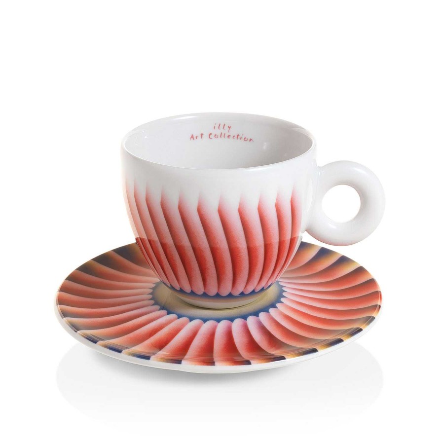 illy Art Collection illy | Set van 2 cappuccinokopjes - Illy Art Collection Judy Chicago