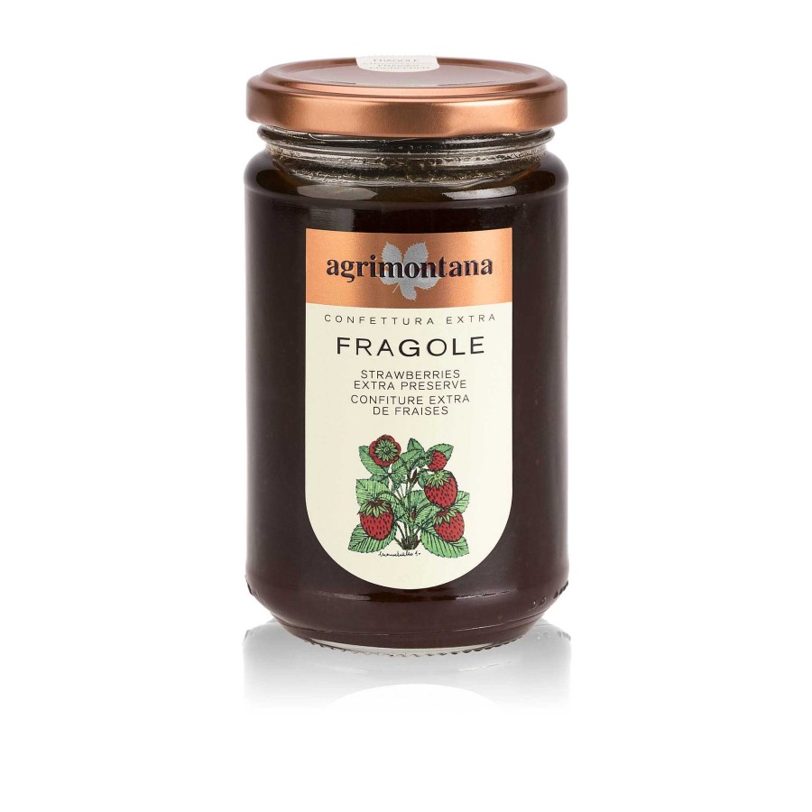 Gastronomisch illy | Agrimontana Extra Aardbeienjam 350g