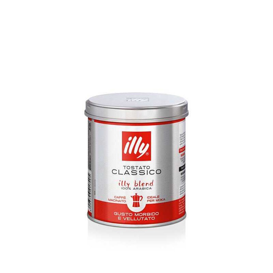 Koffie illy | Klassieke gebrande gemalen espressokoffie - 125Gr