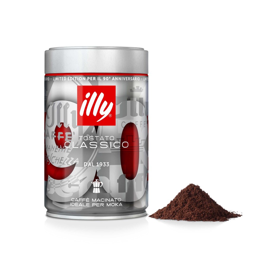 Koffie illy | 90e verjaardag Illy Limited Edition - 250G Klassieke Moka