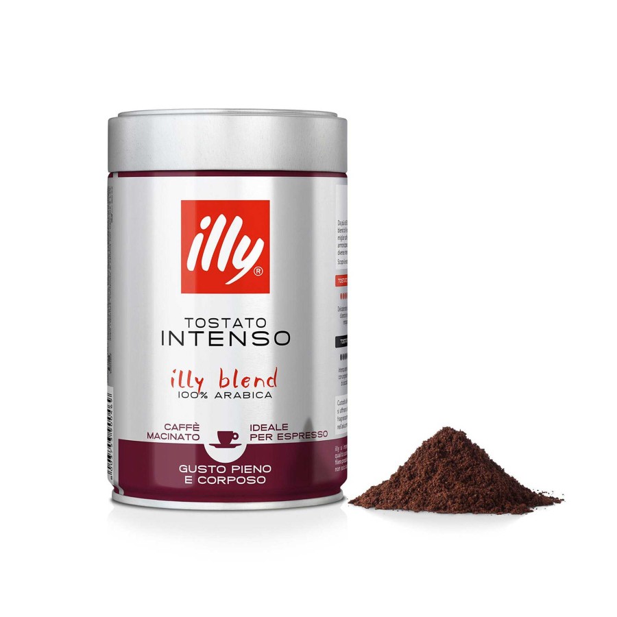 Koffie illy | Intens gebrande gemalen espressokoffie