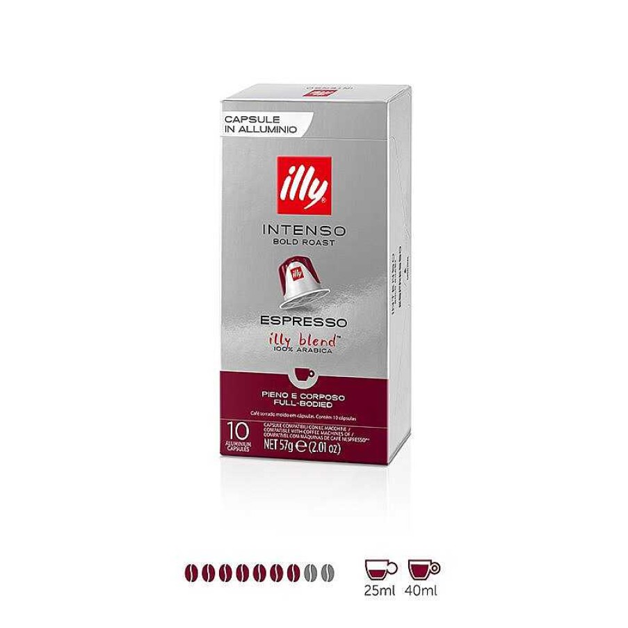 Koffie illy | Koffie in compatibele capsules* - Intens gebrand