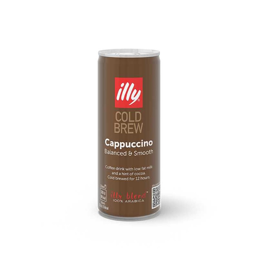 Koffie illy | Illy Cold Brew Cappuccino klaar om te drinken