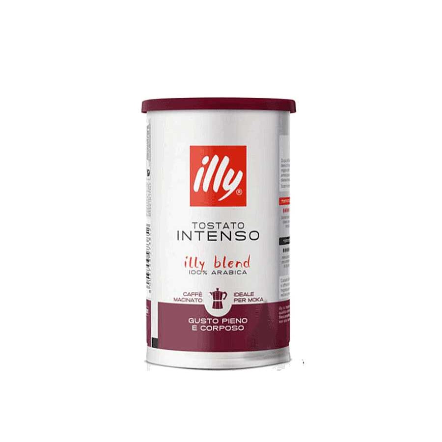 Koffie illy | Intens gebrande gemalen Moka-koffie