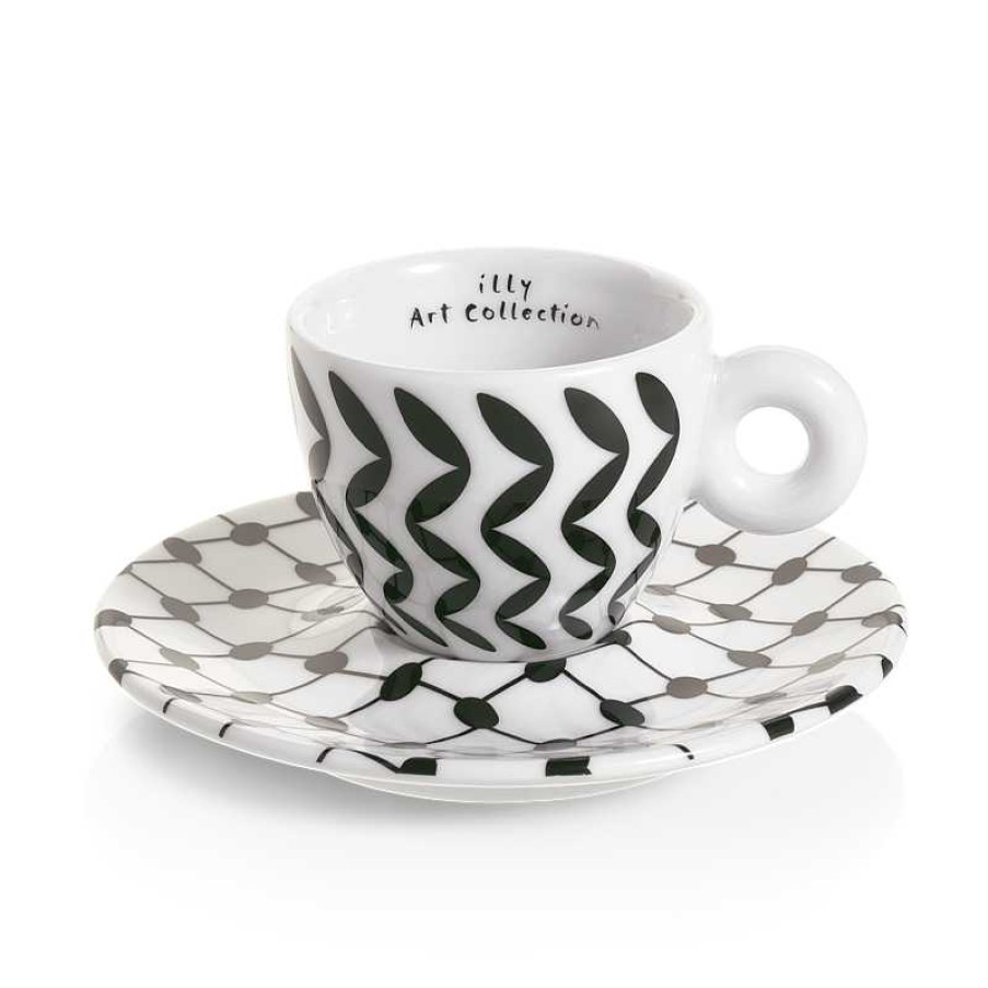 illy Art Collection illy | Set van 2 espressokopjes - Illy Art Collection Mona Hatoum