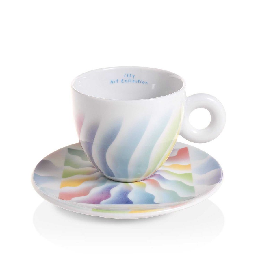 illy Art Collection illy | Set van 4 cappuccinokopjes - Illy Art Collection Judy Chicago