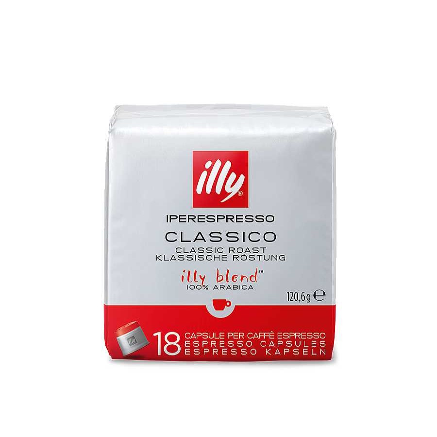 Koffie illy | Iperespresso Klassieke gebrande koffiecapsules - 18 Capsules