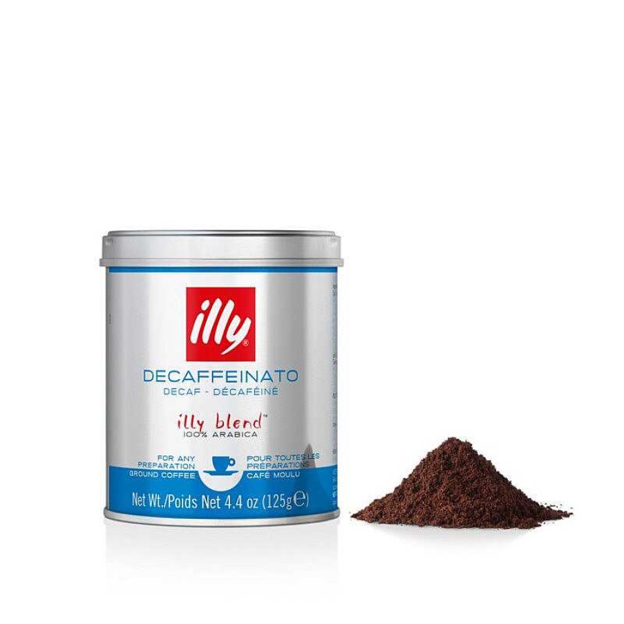 Koffie illy | Gemalen cafeïnevrije koffie