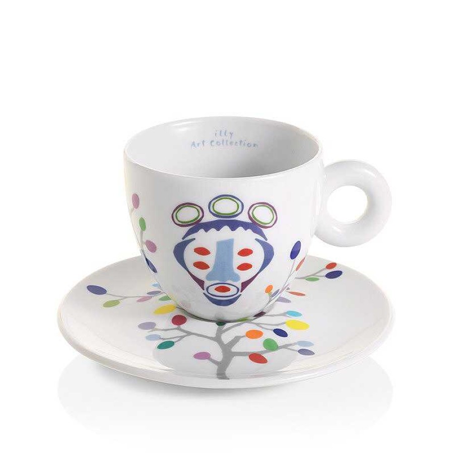 illy Art Collection illy | Set van 6 cappuccinokopjes - Illy Art Collection Pascale Marthine Tayou