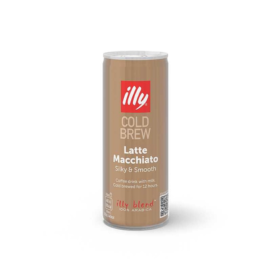 Koffie illy | Illy Cold Brew Latte Macchiato Klaar om te drinken