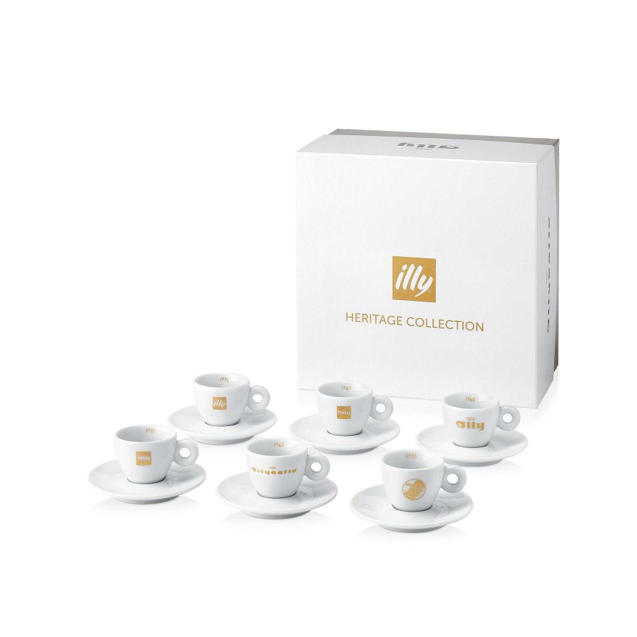 illy kunstcollectie illy | Illy Heritage Collectie - 6 espressokopjes