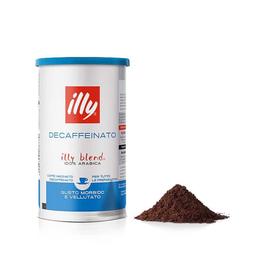 Koffie illy | Cafeïnevrije gemalen koffie