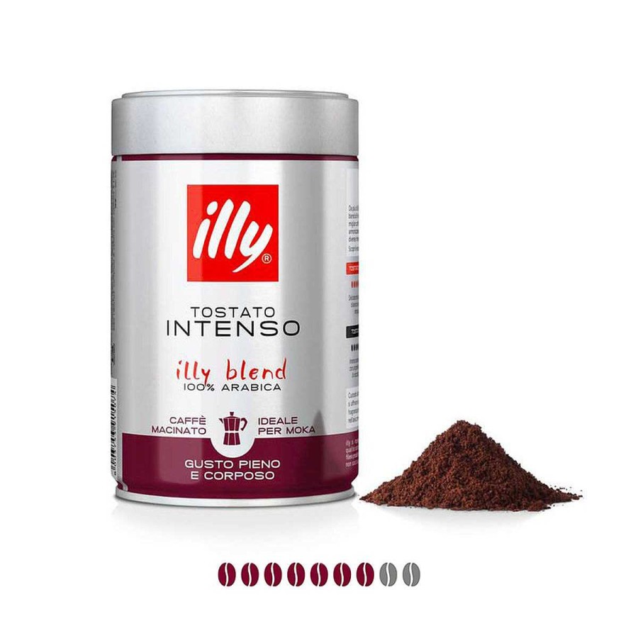 Koffie illy | Intens gebrande mokka-gemalen koffie