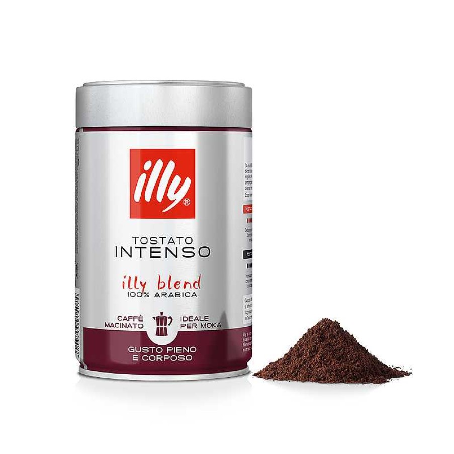 Koffie illy | Intens gebrande mokka-gemalen koffie