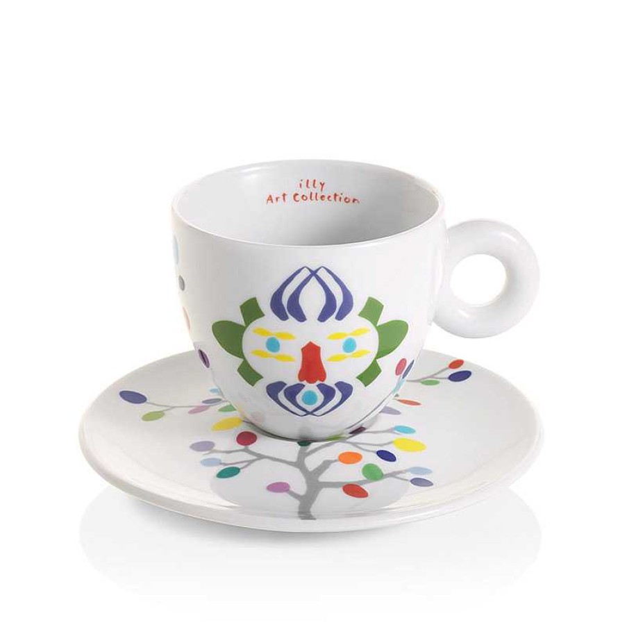 illy Art Collection illy | Set van 6 cappuccinokopjes - Illy Art Collection Pascale Marthine Tayou