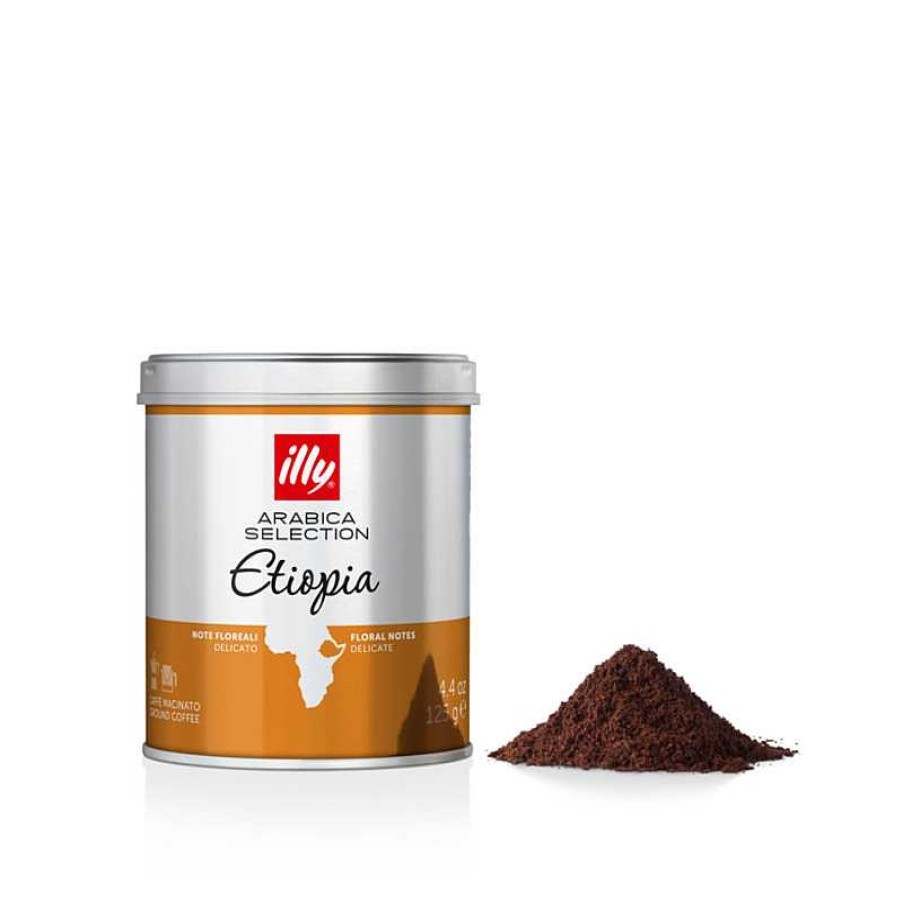 Koffie illy | Gemalen koffie Moka Arabica Selectie Ethiopië