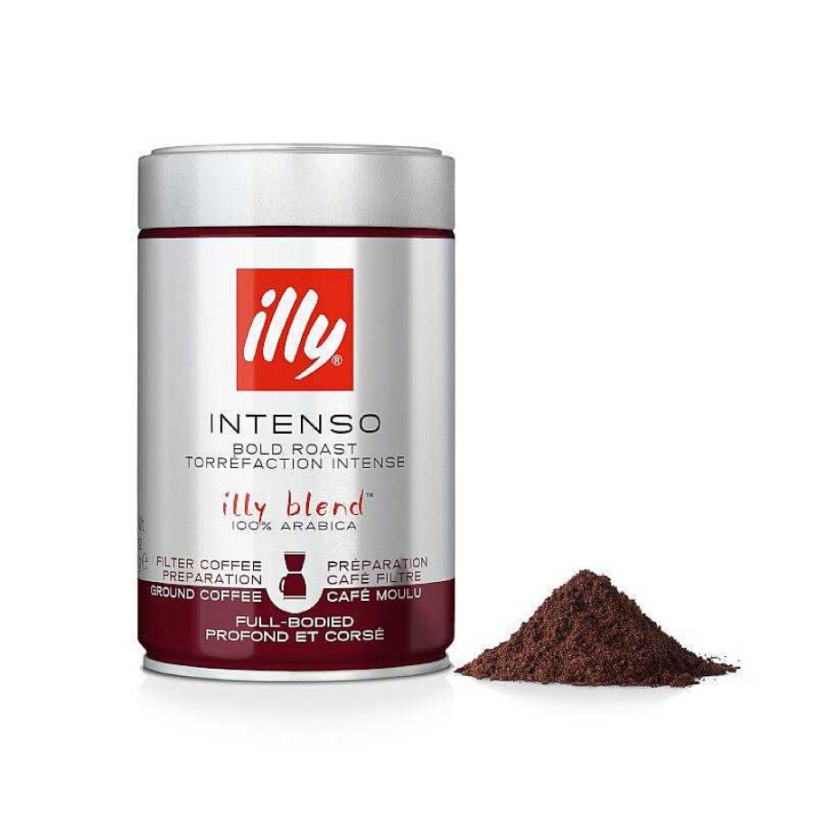 Koffie illy | Intens gebrande gemalen Amerikaanse koffie