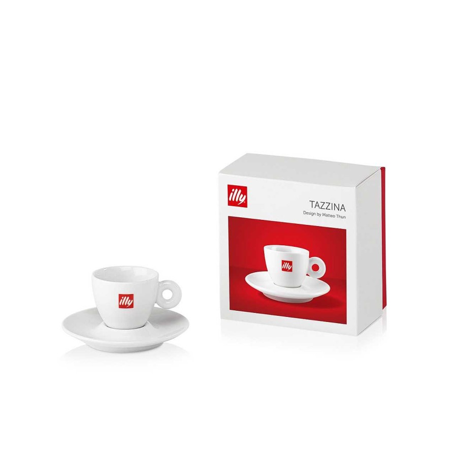 illy kunstcollectie illy | Espresso koffiekopje met Illy logo