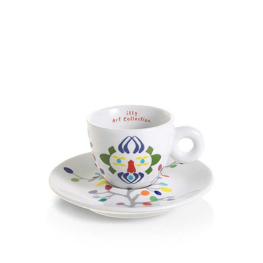 illy Art Collection illy | Set van 2 espressokopjes - Illy Art Collection Pascale Marthine Tayou