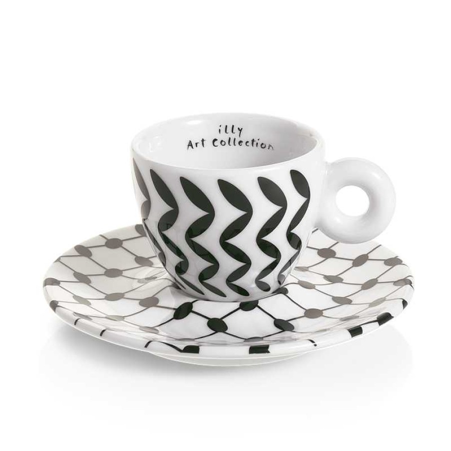 illy Art Collection illy | Set van 6 espressokopjes - Illy Art Collection Mona Hatoum