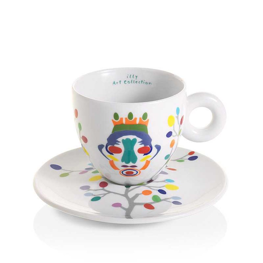 illy Art Collection illy | Set van 2 cappuccinokopjes - Illy Art Collection Pascale Marthine Tayou