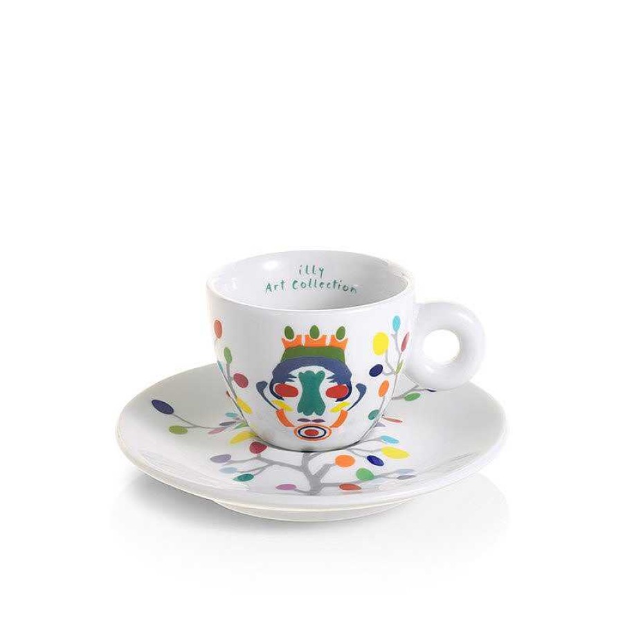 illy Art Collection illy | Set van 2 espressokopjes - Illy Art Collection Pascale Marthine Tayou